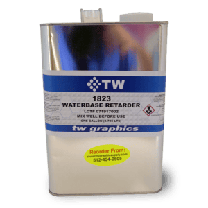 TW Z1823 Slow Retarder - 5 to 10% Water Based Poster Ink
