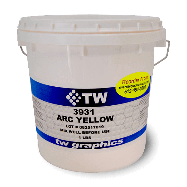 TW 3931 T-16 ARC Yellow Fluorescent Powder Pigment - 1 Pound