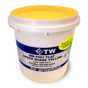 TW 5501 Flat Green Shade Yellow Water Based Poster Ink