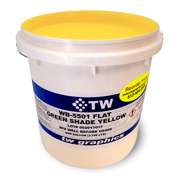 TW 5501 Flat Green Shade Yellow Water Based Poster Ink