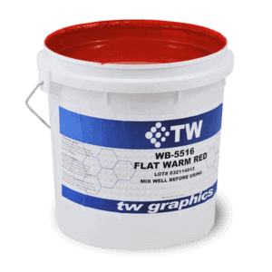 TW 5516 Flat Warm Red Water Based Poster Ink