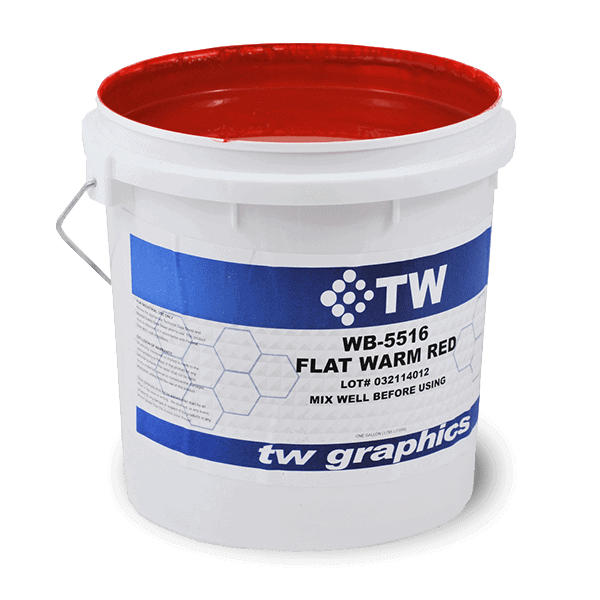 TW 5516 Flat Warm Red Water Based Poster Ink