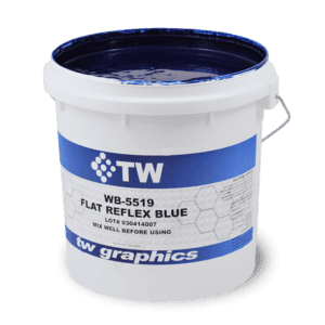 TW 5519 Flat Reflex Blue Water Based Poster Ink