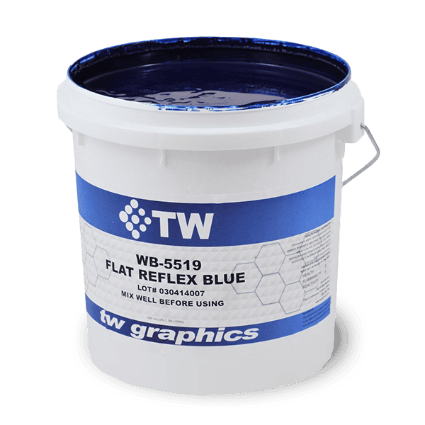TW 5519 Flat Reflex Blue Water Based Poster Ink