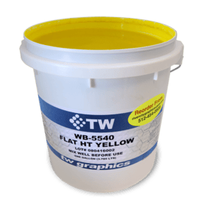 TW 5540 Flat Halftone Yellow Water Based Poster Ink