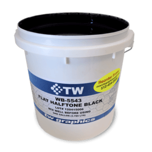 TW 5543 Flat Halftone Black Water Based Poster Ink