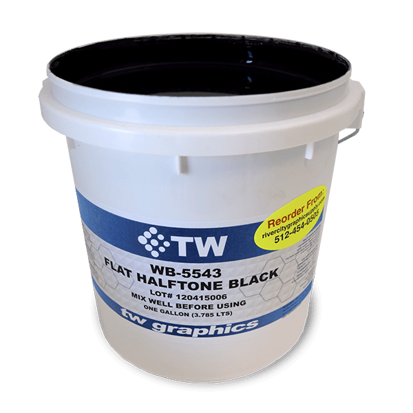 TW 5543 Flat Halftone Black Water Based Poster Ink