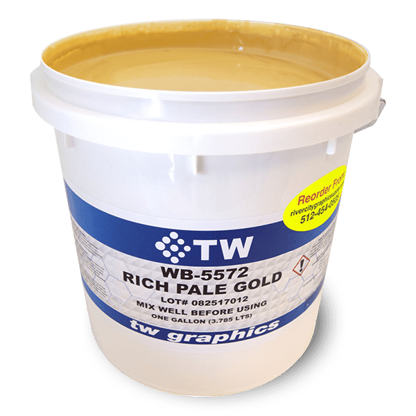 TW 5572 Flat Metallic Rich Pale Gold Water Based Poster Ink TW 5572 Flat Metallic Rich Pale Gold Water Based Poster Ink