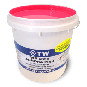 TW 5590 Flat Aurora Pink Water Based Poster Ink