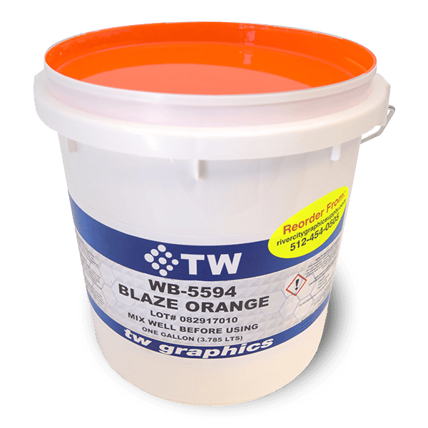 TW 5594 Flat Blaze Orange Water Based Poster Ink TW 5594 Flat Blaze Orange Water Based Poster Ink
