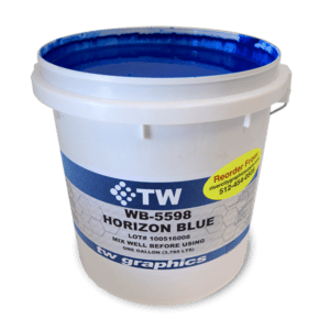 TW 5598 Flat Horizon Blue Water Based Poster Ink