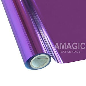 AMagic V2 Amethyst Heat Transfer Foil - Create Shiny Metallic Designs