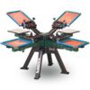 Vastex v2000 4 color 4 station screen printing press