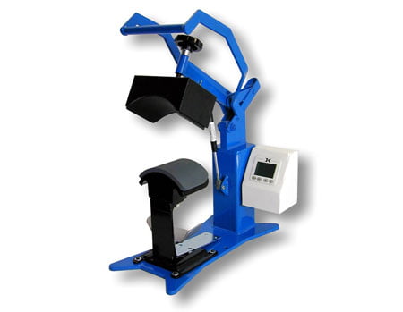 Geo Knight DK7 Cap Heat Press – 4x7 Digital Clamshell Hat Press Machine