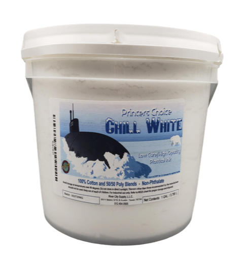 Printers Choice Chill White Plastisol