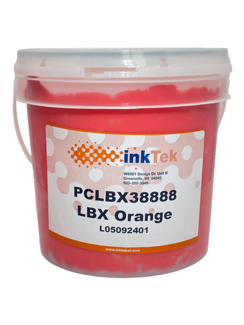 Inktek LB 38888 LBX Orange Plastisol Ink