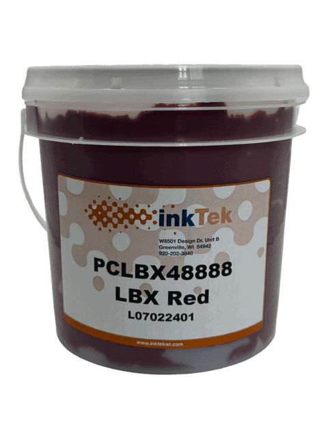 Inktek 48888 LBX Red Plastisol Ink