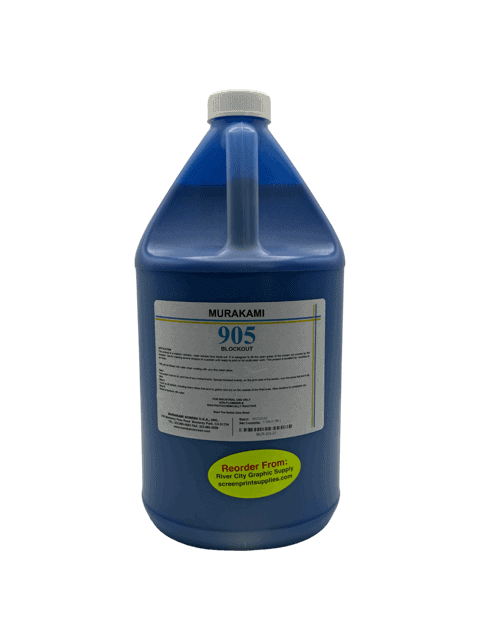 Murakami 905 Blockout Blue – Fast-Drying Screen Blockout for Professional Screen Printing
