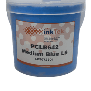 Inktek LB642 Medium Blue Plastisol Ink