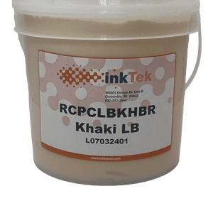 Inktek LB Khaki Plastisol Ink