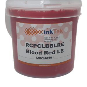 Inktek LB Blood Red Plastisol Ink