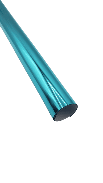 image5 River City 20” Turquoise Foil Heat Transfer Vinyl - Metallic Brilliance