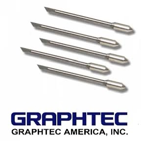Graphtec Cutter Plotter Blades - Precision 45° & 60° Blades for Vinyl & More (Pack of 5)