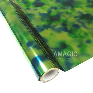 AMagic Specialty N0AL01 Tie Dye Heat Transfer Foil - Create Shiny Metallic Designs