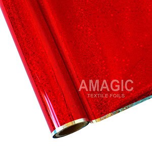 AMagic Holographic R0KP73 Glitter Heat Transfer Foil - Create Shiny Metallic Designs