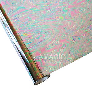 AMagic Specialty S0LS01 Oil Slick Heat Transfer Foil - Create Shiny Metallic Designs