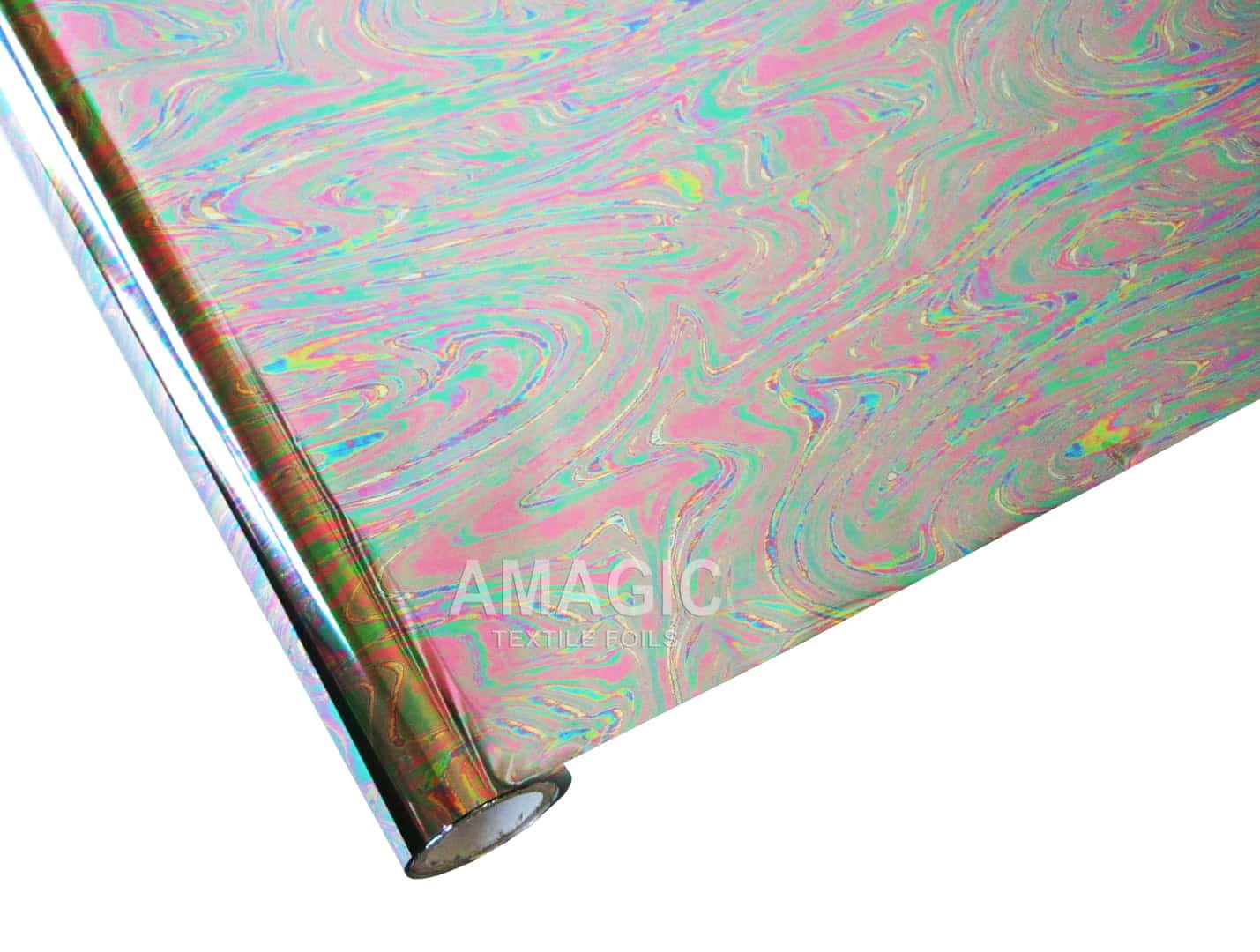 klaser_S AMagic Specialty S0LS01 Oil Slick Heat Transfer Foil - Create Shiny Metallic Designs