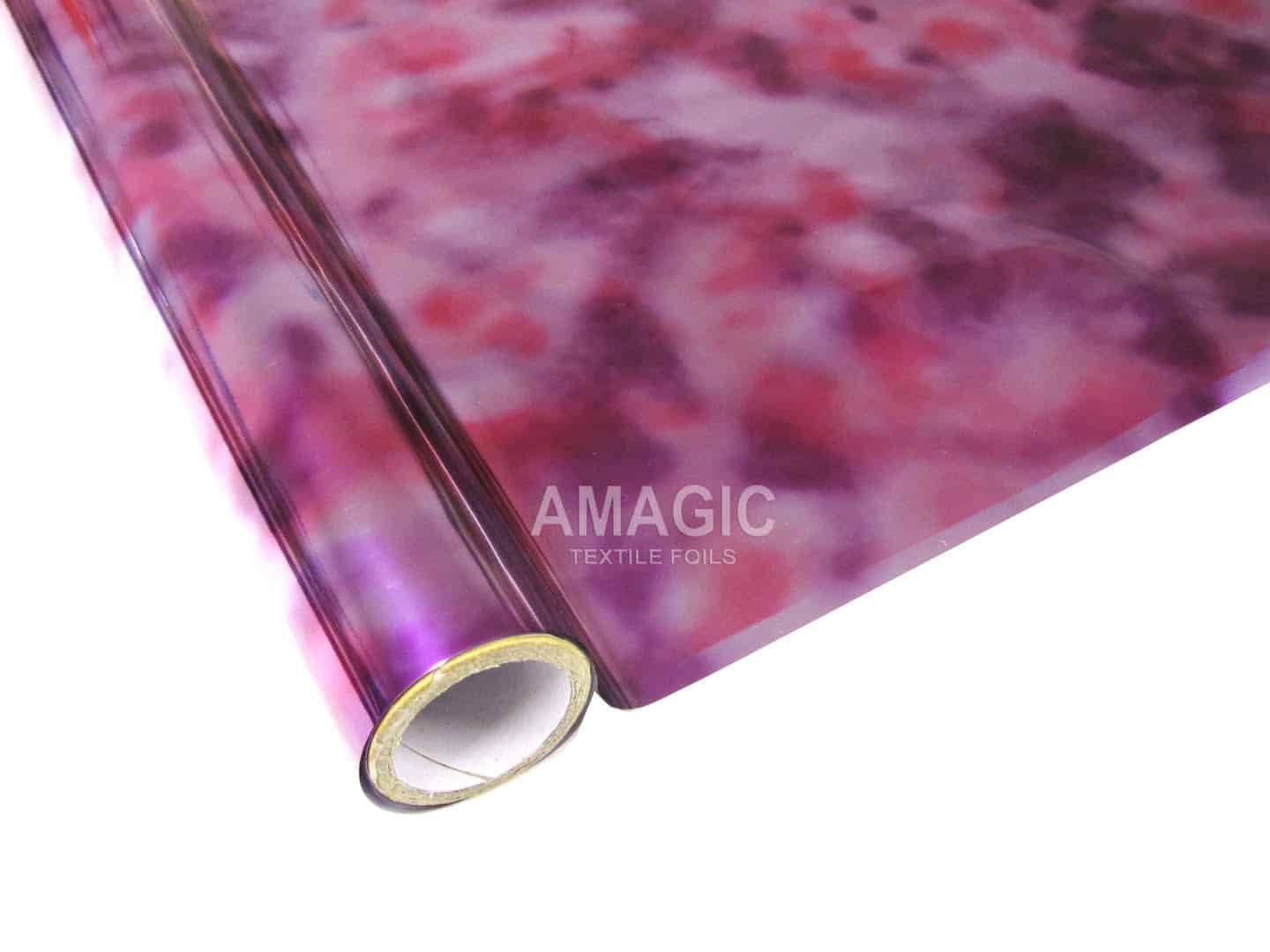 AMagic Specialty V0AL01 Tie Dye Heat Transfer Foil - Create Shiny Metallic Designs
