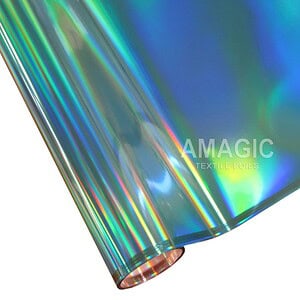 AMagic Holographic BFZP0 Holo Rainbow Heat Transfer Foil - Create Shiny Metallic Designs