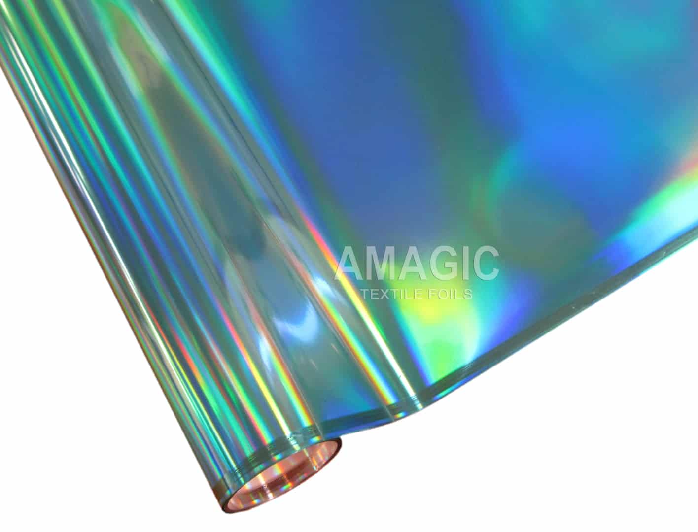 AMagic Holographic BFZP0 Holo Rainbow Heat Transfer Foil - Create Shiny Metallic Designs