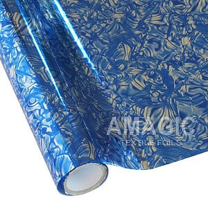 AMagic Specialty B0AC01 Marble Heat Transfer Foil - Create Shiny Metallic Designs