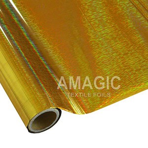AMagic Holographic G0K219 Weave Heat Transfer Foil - Create Shiny Metallic Designs