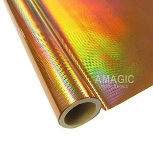 AMagic Holographic HAKP92 Scales Heat Transfer Foil - Create Shiny Metallic Designs