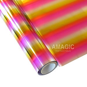 AMagic Specialty MCAA05 Rainbow Heat Transfer Foil - Create Shiny Metallic Designs