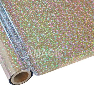 AMagic Holographic S0MP05 Cubism Heat Transfer Foil - Create Shiny Metallic Designs