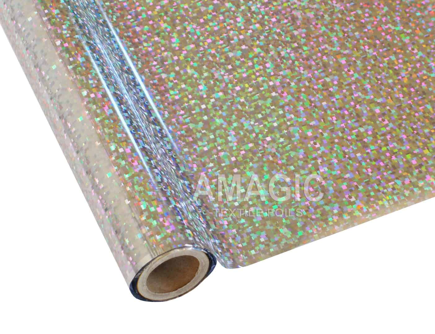 AMagic Holographic S0MP05 Cubism Heat Transfer Foil - Create Shiny Metallic Designs