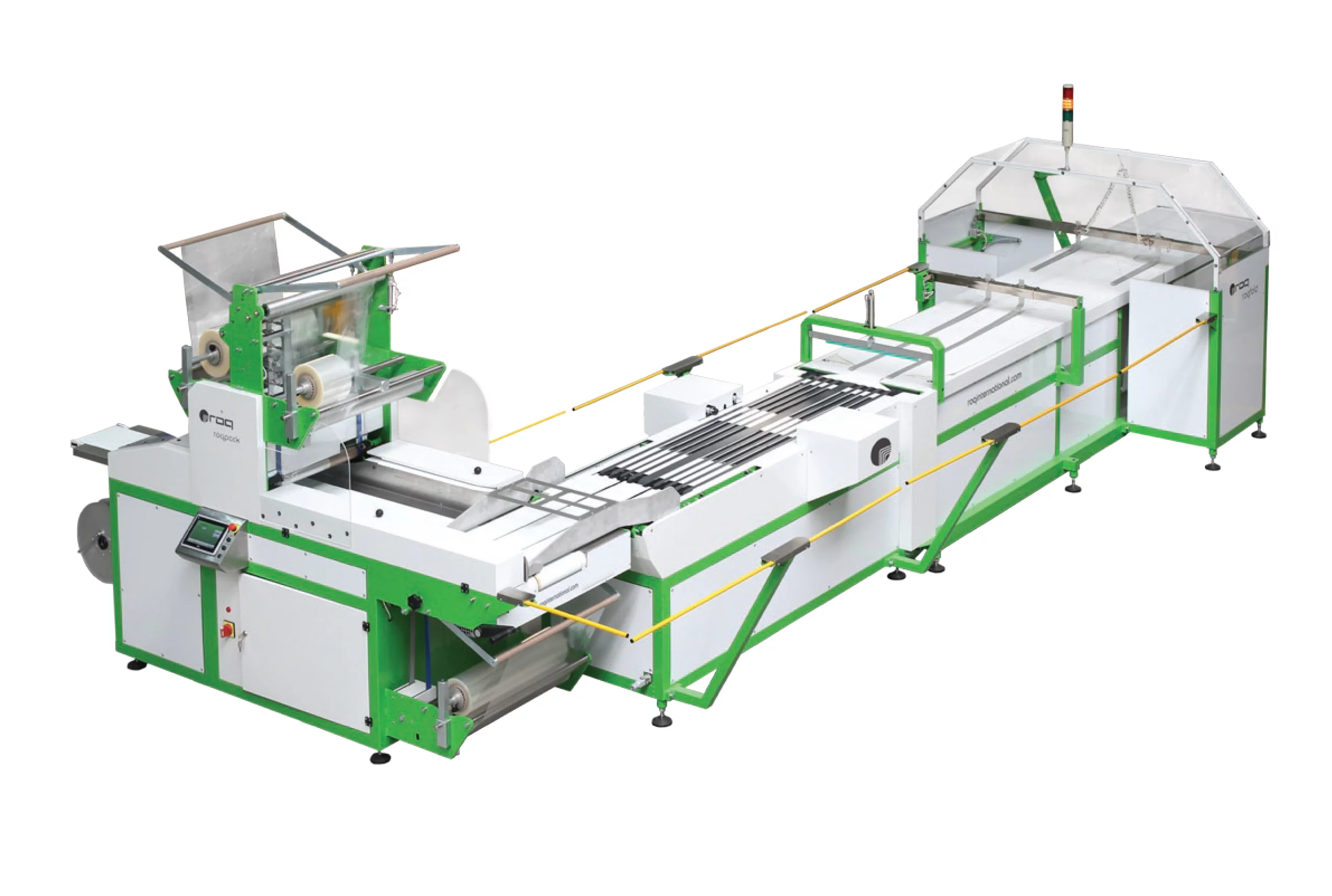 ROQ FOLD STACK PACK LABEL — Complete Automated Finishing Line