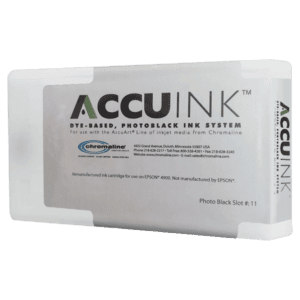 Chromaline AccuInk Ink Cartridges for Epson 3270 / 5270 / 7270 – High Density Black Ink for Film Positives