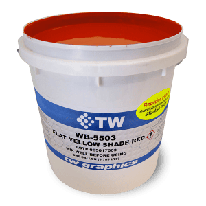 TW 5500 Series Flat Waterbase Standard Colors Poster Inks