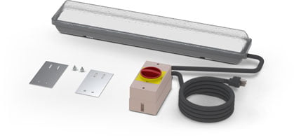 Vastex Washout Booth Light Kit VWB-LK4 – High-Visibility Backlight for Screen Reclaiming & Development