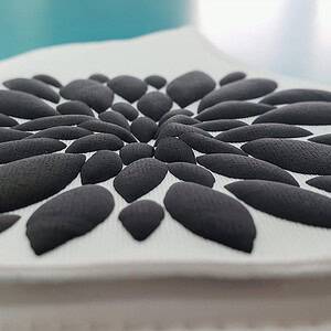 River City 20” 3D Puff Black Heat Transfer Vinyl