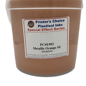 Printers Choice Metallic Orange Non-Phthalate Plastisol Ink