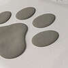 River City 20” 3D Puff Gray Heat Transfer Vinyl