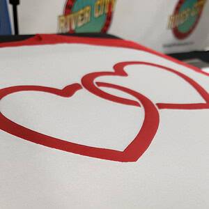 River City 20” 3D Puff Red Heat Transfer Vinyl