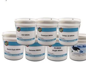 Printers Choice White Plastisol Ink Sample Kit – 7 White Inks, One Ultimate Comparison Set