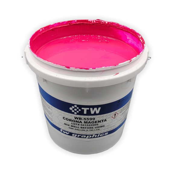 TW 5599 Flat Corona Magenta Water Based Poster Ink